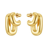 Hugo Double Hoop Earring