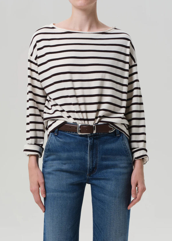 Boat Neck Long Sleeve