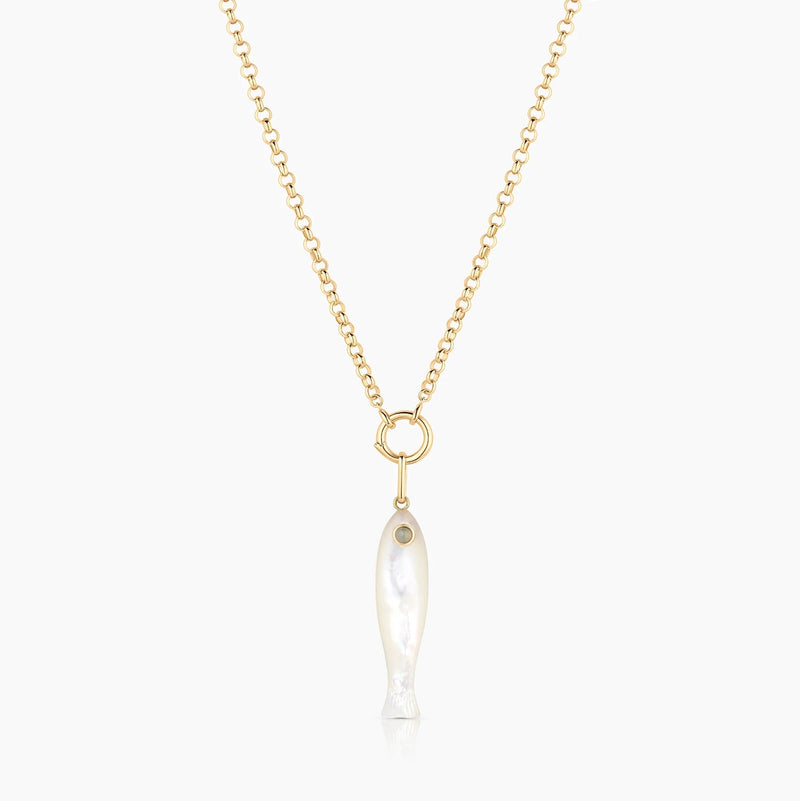 Fortuna Mother of Pearl Charm