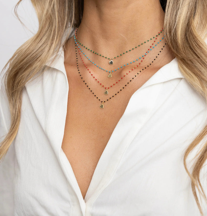Elsa Heart Necklace