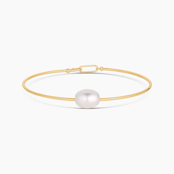 Isla Pearl Bangle Bracelet