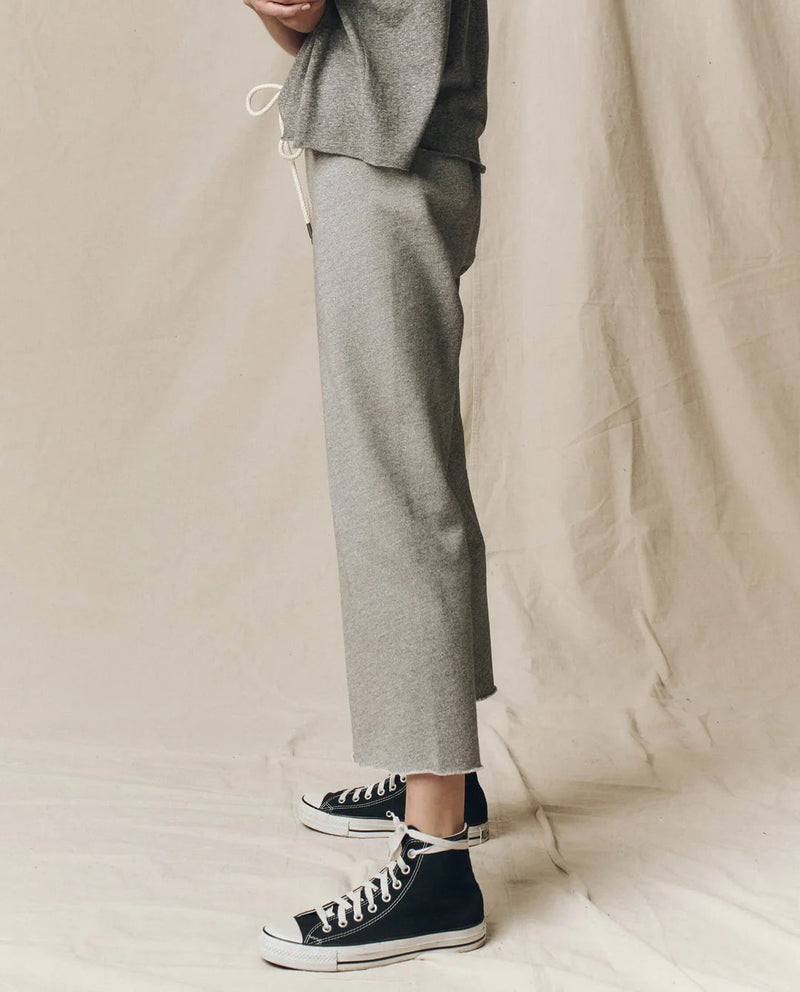 The Wide Leg Cropped Sweatpant