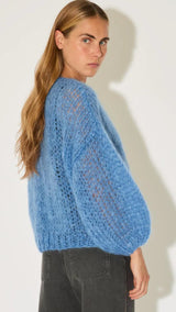 Mohair Bomber Cardigan