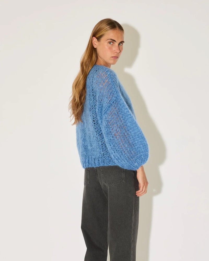 Mohair Bomber Cardigan