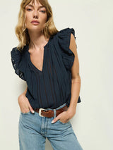 Claudia Flutter Top
