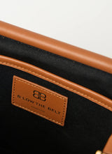 Rowe Suede Clutch Leather Bag