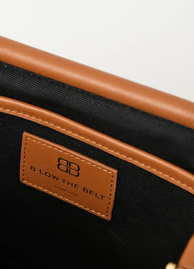 Rowe Suede Clutch Leather Bag
