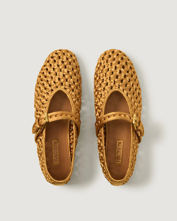 Sydney Mary Jane Satin Flats