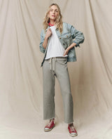 The Wide Leg Cropped Sweatpant