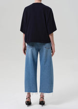 Ayla Raw Hem Crop