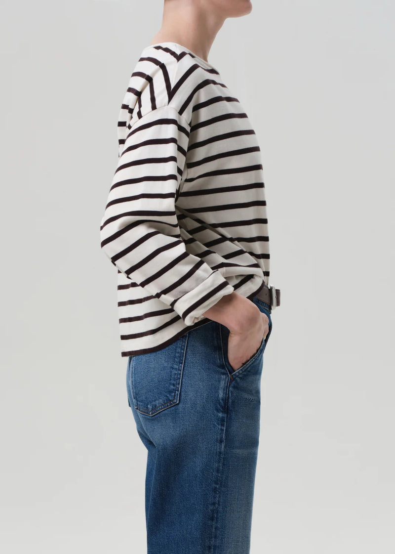 Boat Neck Long Sleeve