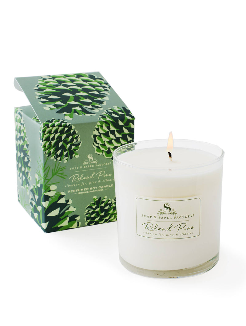 Roland Pine 1 Wick Soy Candle